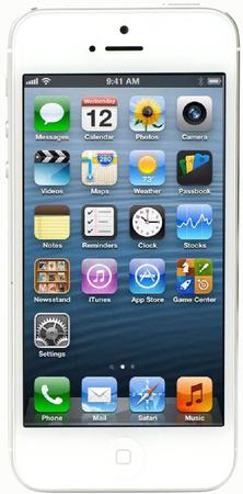 Смартфон Apple iPhone 5 32Gb White & Silver - Георгиевск
