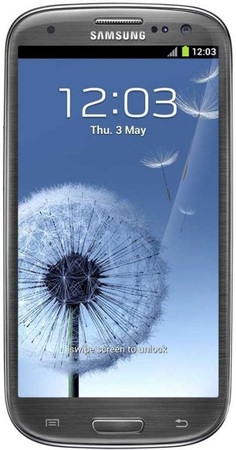 Смартфон Samsung Galaxy S3 GT-I9300 16Gb Titanium grey - Георгиевск